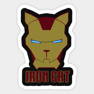 Iron Cat Sticker